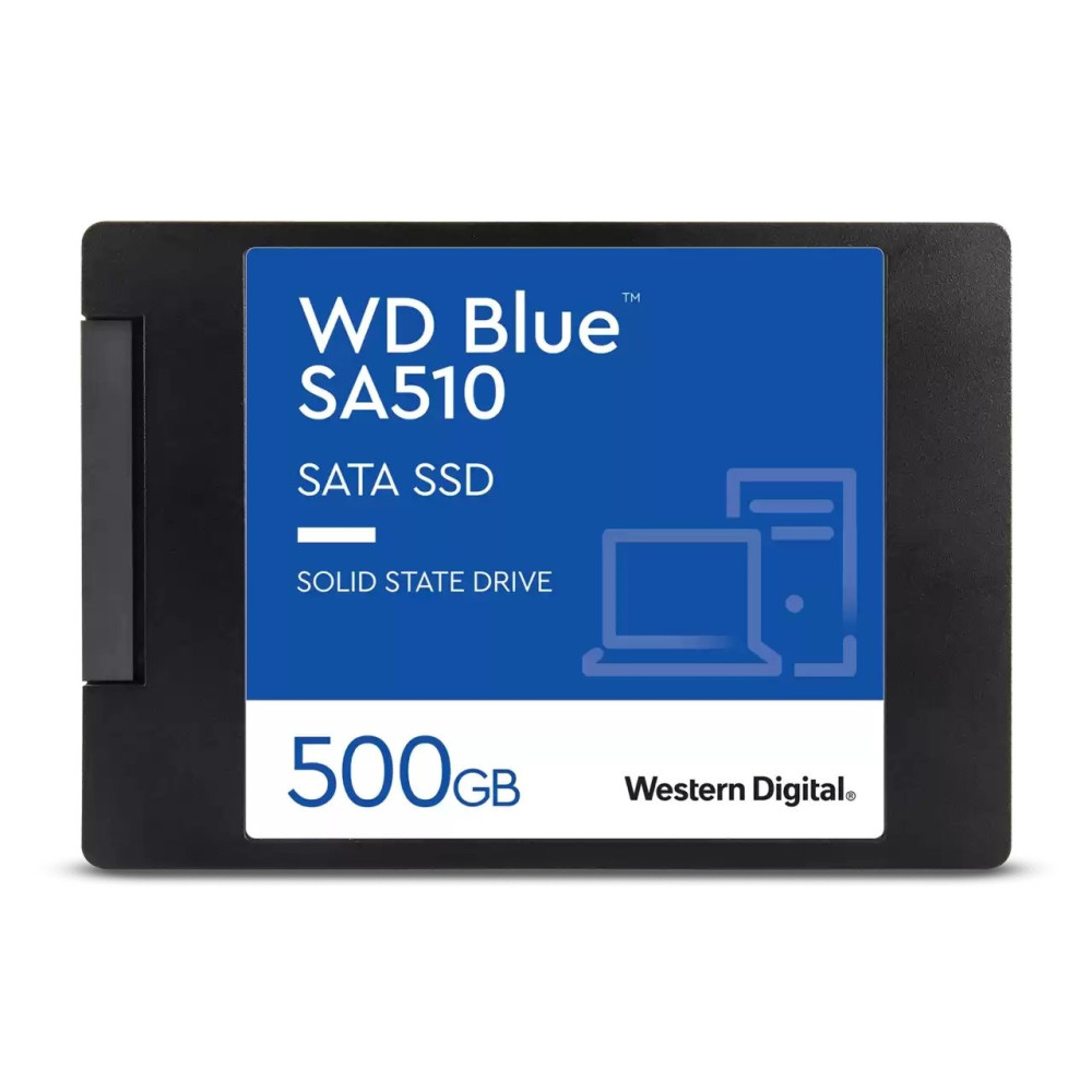 WD Blue SA510 WDS500G3B0A-00AXR0 - SSD - 500 GB - interno - 2,5" (6,4 cm)